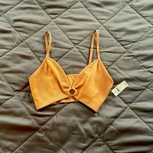 A tan bra